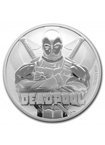 Tuvalu 2018  Marvel   Deadpool   Silber 1 oz  