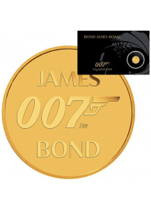 Tuvalu 2020  JAMES BOND 007 Gold 0,5 g Blister