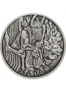 Tuvalu 2021  HADES - Gods of Olymp Silber 1 oz  ANTIK FINISH