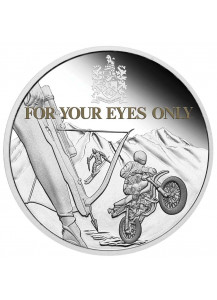 Tuvalu 2021 FOR YOUR EYES ONLY - JAMES BOND 007  Silber 1 oz  PP