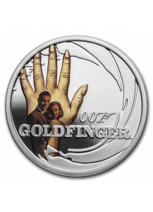 Tuvalu 2021  GOLDFINGER - JAMES BOND MOVIE Silber 1/2 oz