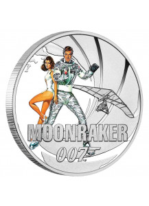 Tuvalu 2021 Moonraker - JAMES BOND MOVIE Silber 1/2 oz