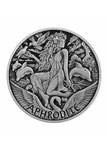 Tuvalu 2022 APHRODITE Gods of Olympus Silber 1 oz ANTIK FINISH