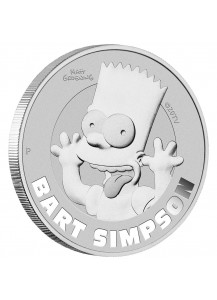 Tuvalu 2022 BART SIMPSON Silber 1 oz  