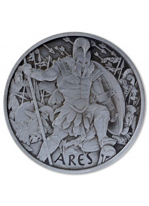 Tuvalu 2023  ARES - Gods of Olymp Silber 1 oz  ANTIK FINISH