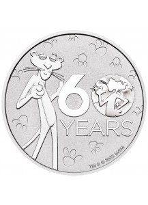 Tuvalu 2024 PINK PANTHER - Der rosarote Panther  Silber 1 oz