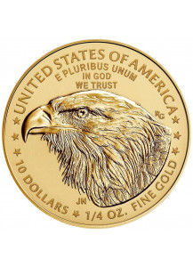 USA  2021  American Eagle   Gold 1/4 oz TYPE 2