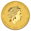 Jahr der Ziege 2015  Gold 2 oz