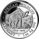 Elefant 2006 Somalia 1 oz Silber