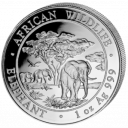 Elefant 2012 Somalia 1 oz Silber