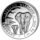 Elefant 2015 Somalia 1 oz Silber